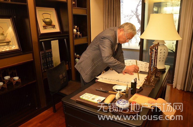 戶型270平米中式樣板房：書房      