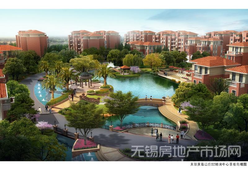 中心景觀效果圖      