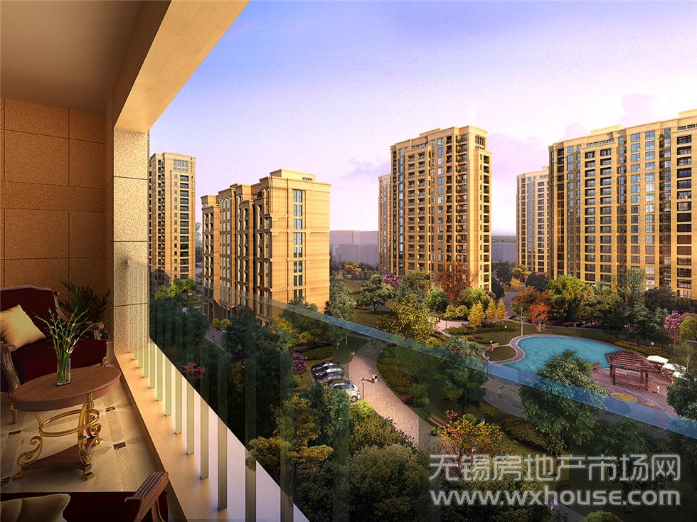 高層景觀效果圖      