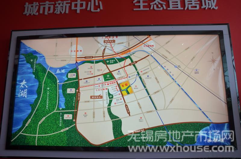 售樓處內區位圖      