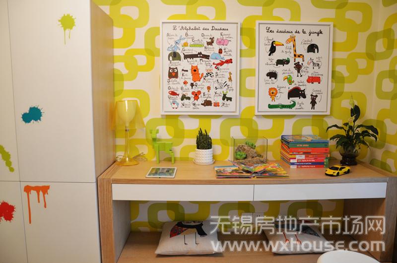 95㎡樣板間：兒童房一角      