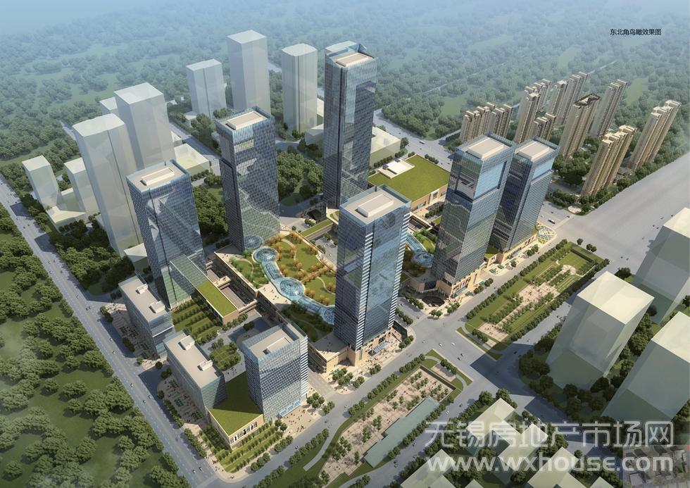 金融街區鳥瞰圖      