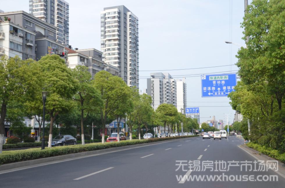 蠡溪路地塊路牌      