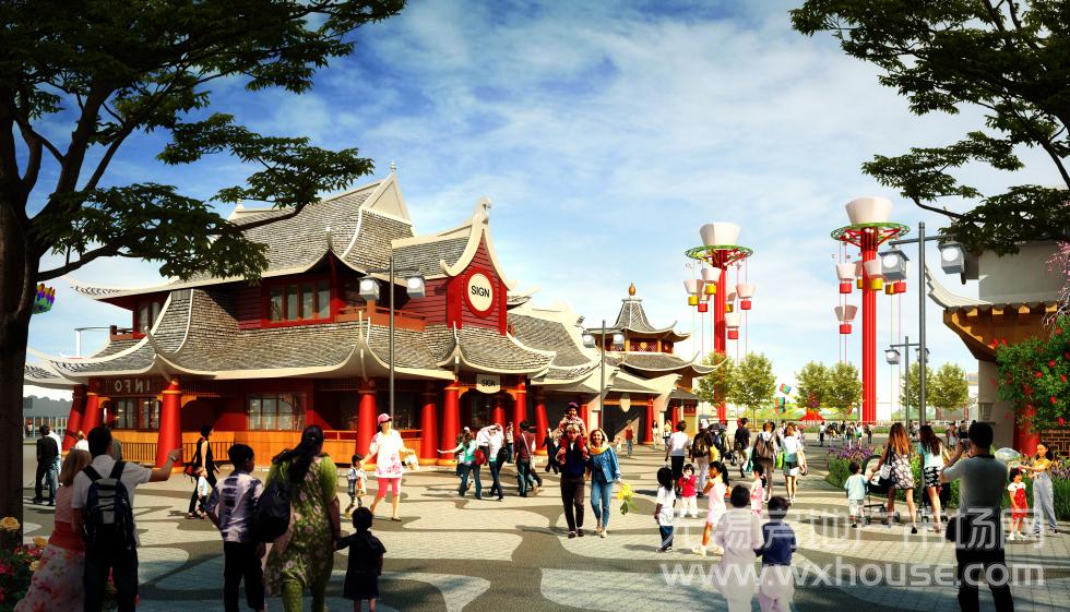 萬達文化旅游城主題樂園效果圖      