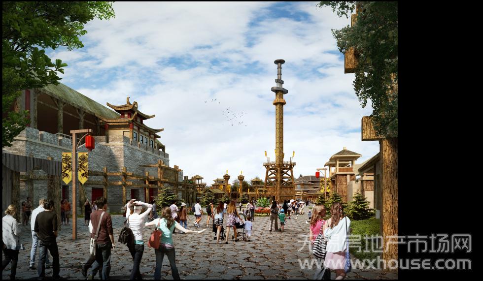 萬達文化旅游城主題樂園效果圖      