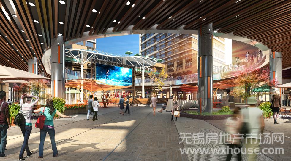 北區中心廣場透視圖      