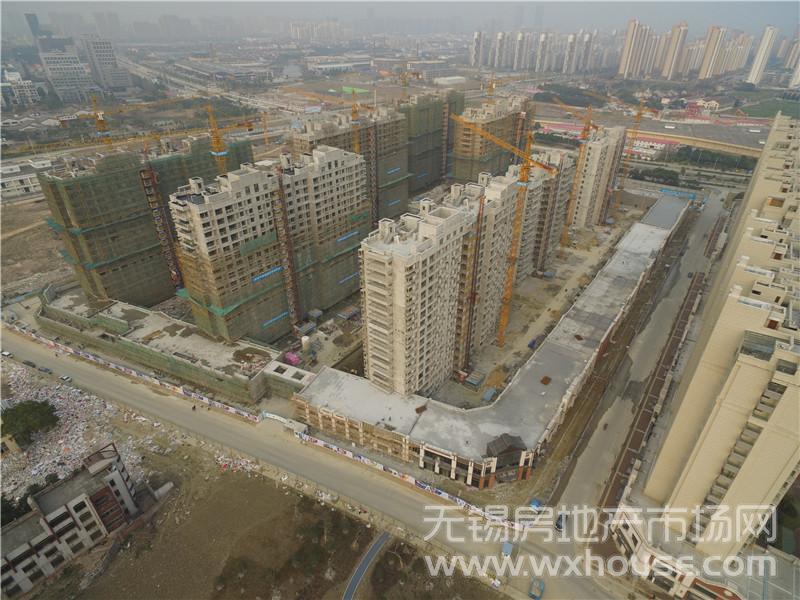 西南角航拍施工實景      