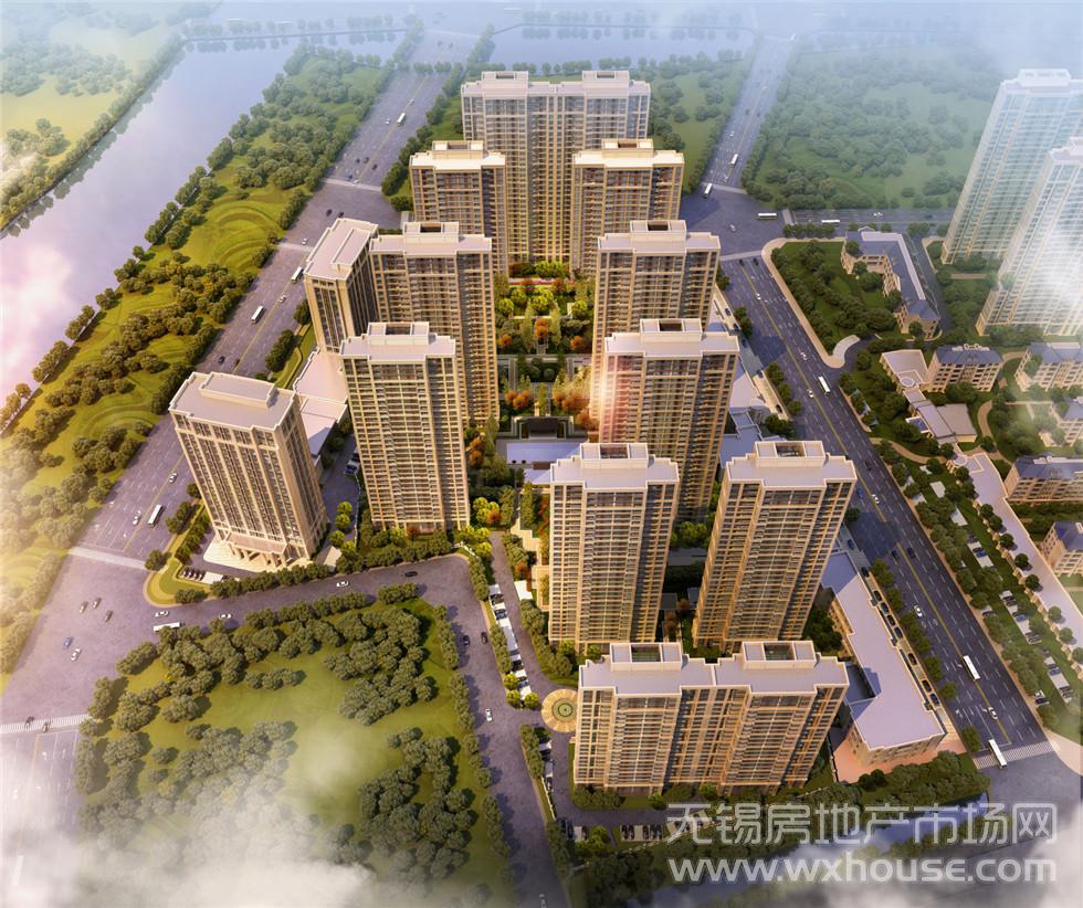 A地塊效果圖      