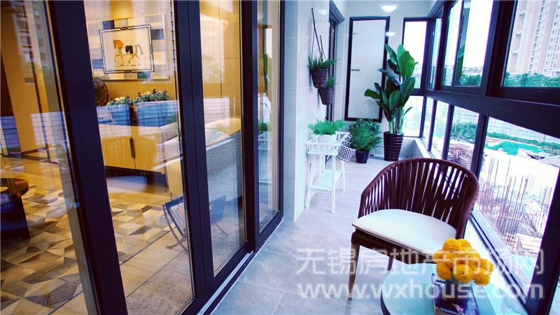 128㎡樣板間雙陽臺      