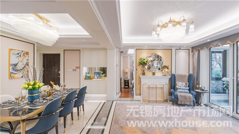 156㎡疊墅樣板間餐廳      
