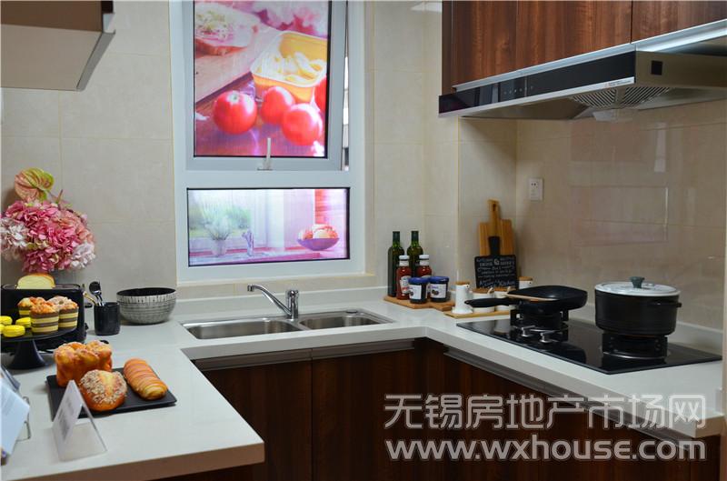 95㎡樣板間廚房      