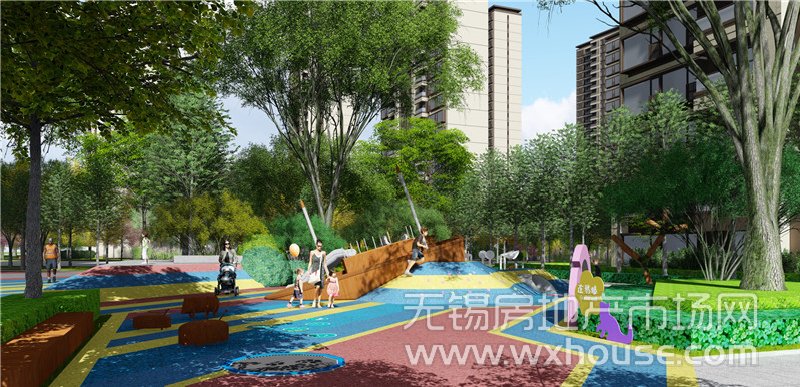兒童活動樂園效果圖
