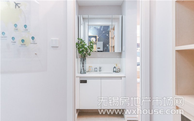 95㎡戶型樣板間洗手臺