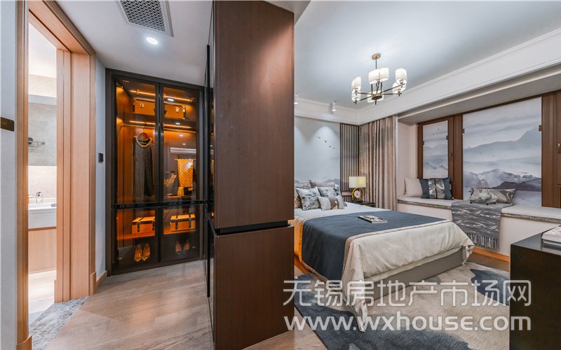 135㎡戶型樣板間主臥