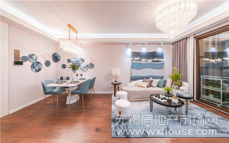 95㎡戶型樣板間餐客廳