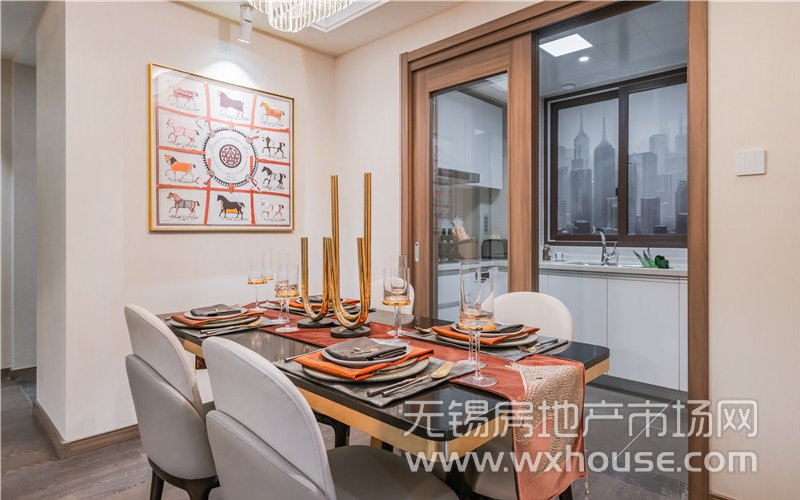122㎡戶型樣板間餐廳