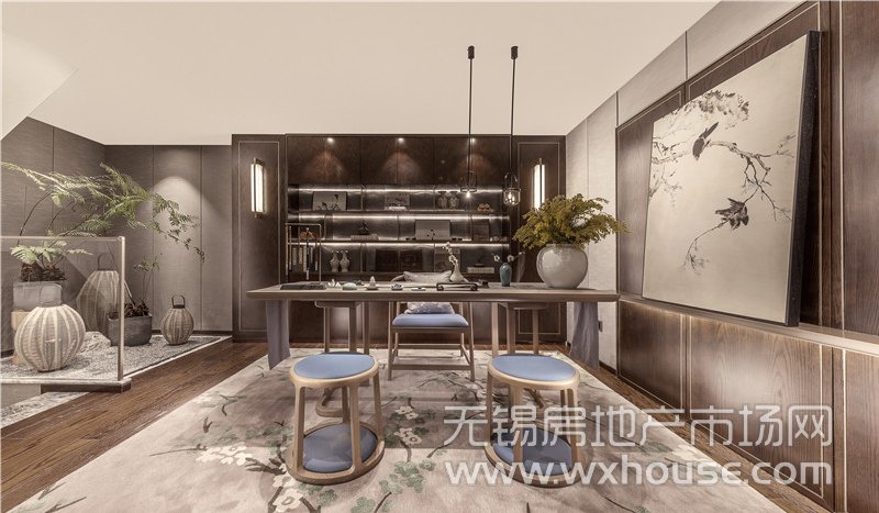 205㎡下疊戶型樣板間地下室