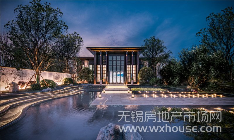 示范區夜景效果圖