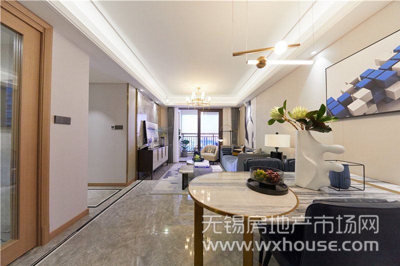 95㎡戶型樣板間餐客廳