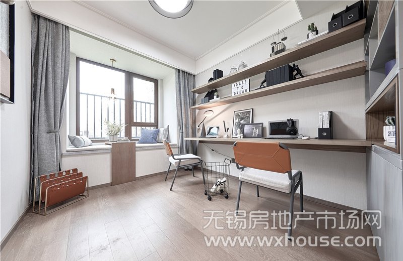 138㎡戶型樣板間書房