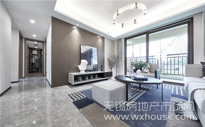 138㎡戶型樣板間客廳