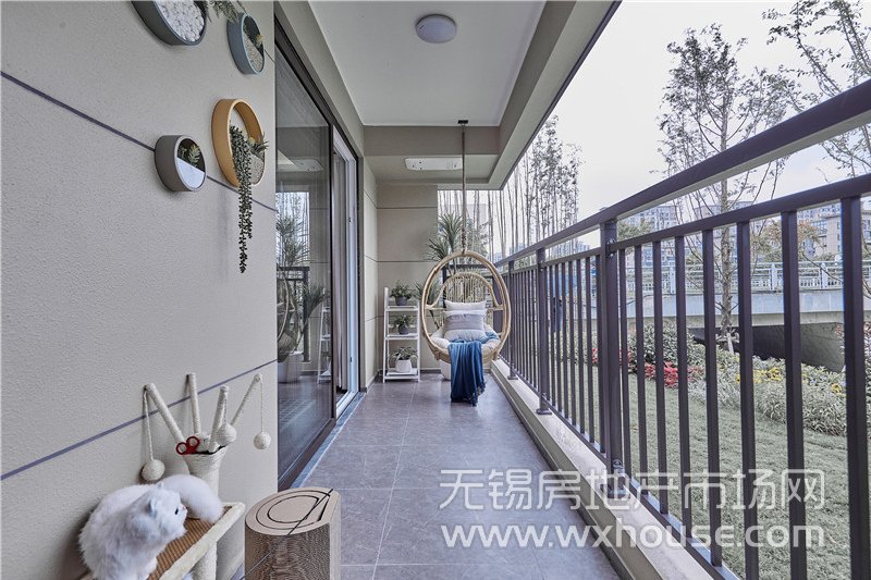 138㎡戶型樣板間陽臺