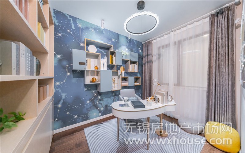 98㎡戶型樣板間書房