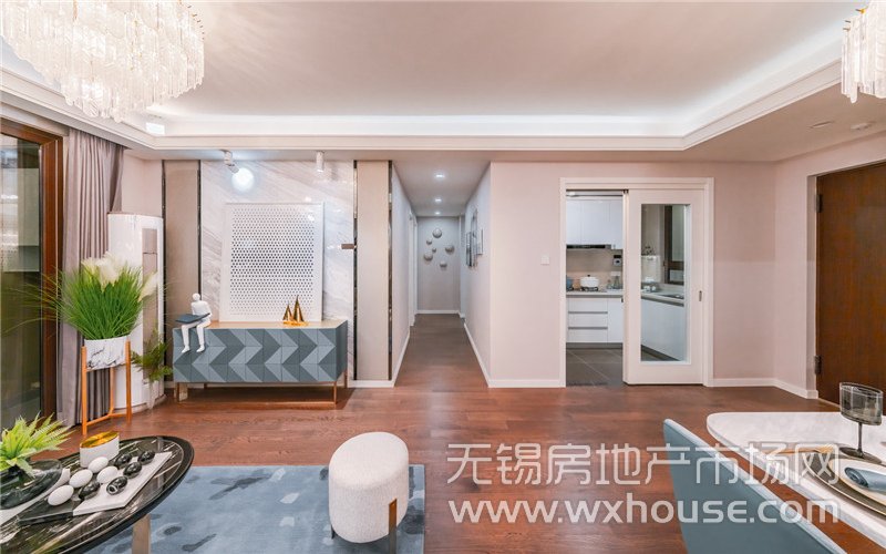 98㎡戶型樣板間客廳