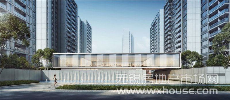 沿街透視-日景效果圖