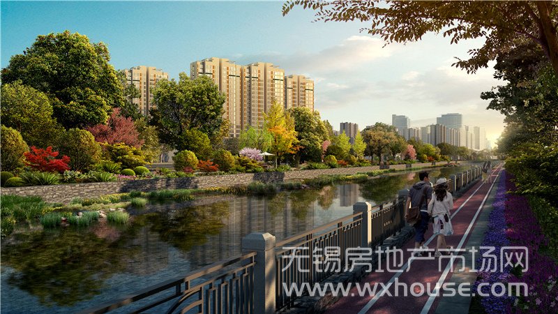 景觀步道效果圖