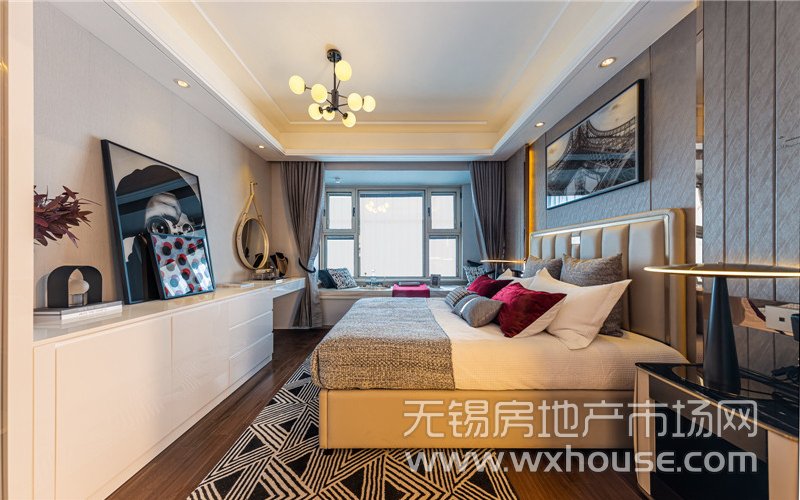 名邸128㎡戶型樣板間主臥