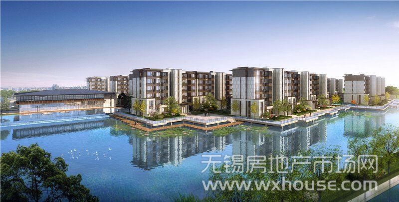 沿河效果圖