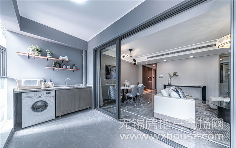 136㎡戶型樣板間工作陽臺
