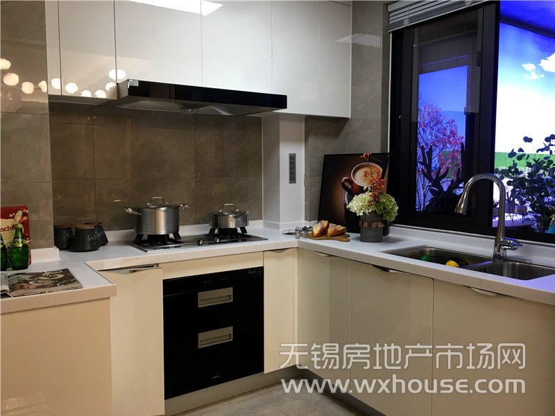 98㎡戶型樣板間廚房
