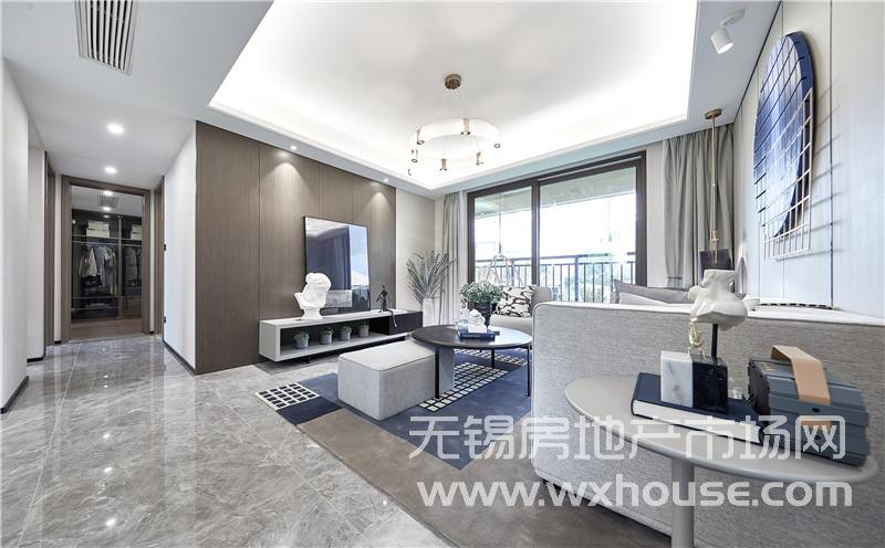 138㎡戶型樣板間客廳
