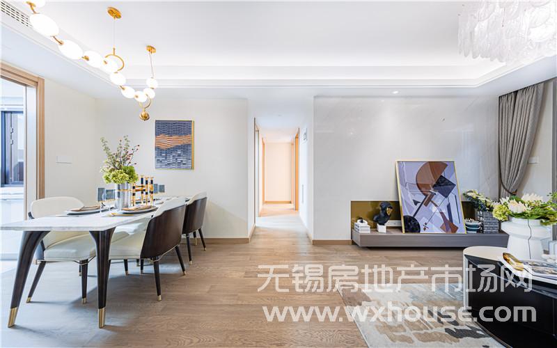 98㎡戶型樣板間餐客廳