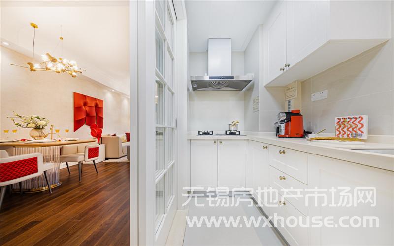 89㎡戶型樣板間廚房