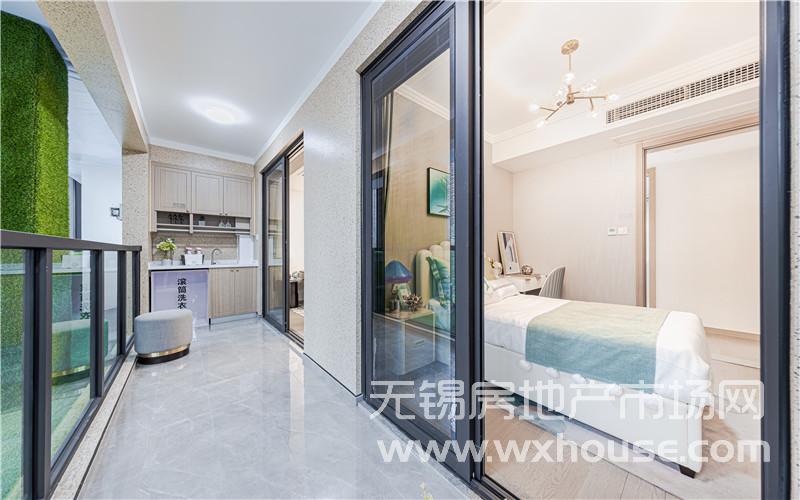 98㎡戶型樣板間陽臺