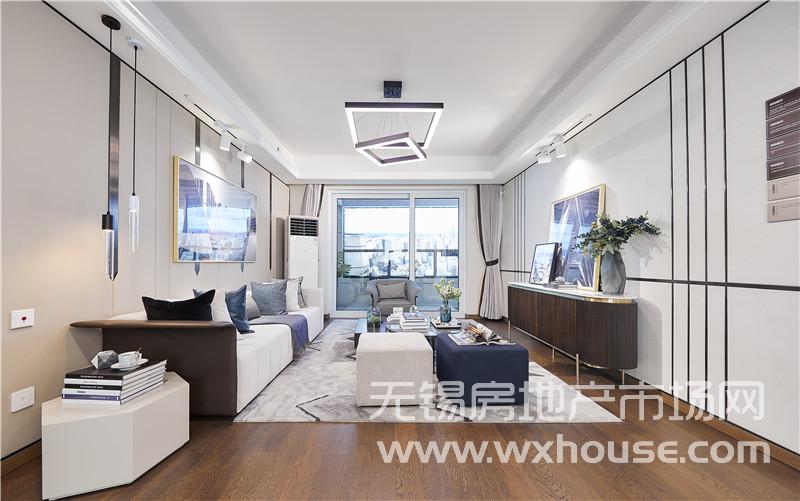 148㎡戶型樣板間客廳