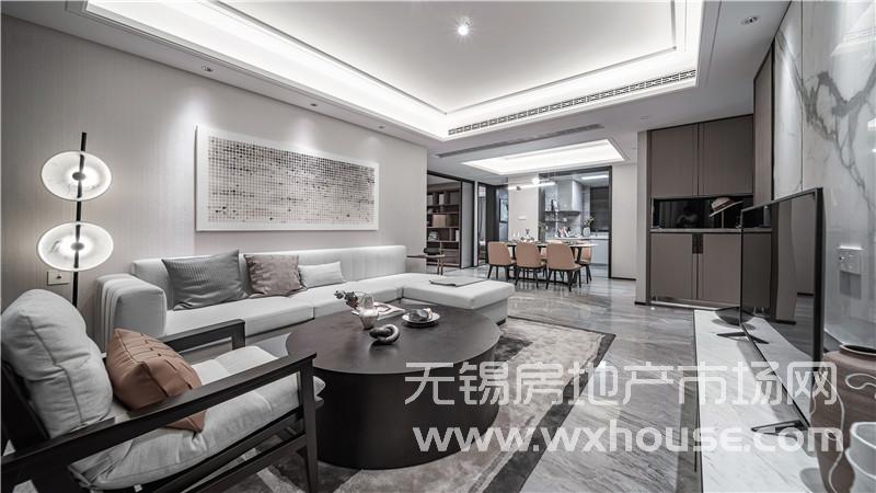 127㎡A戶型樣板間客廳