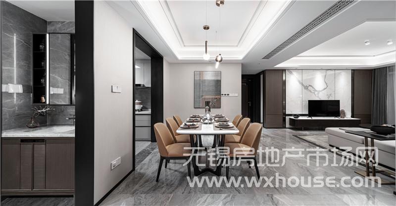 127㎡A戶型樣板間餐廳