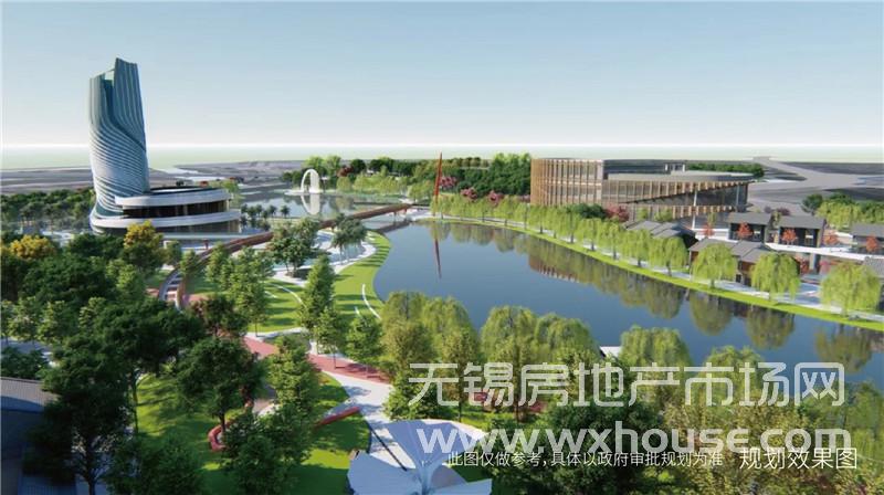 伯瀆河規劃效果圖