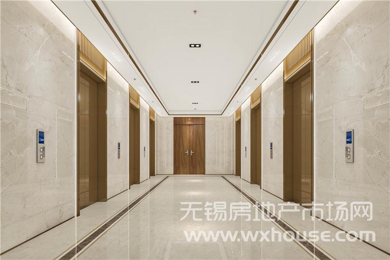 公區大堂-電梯廳效果圖