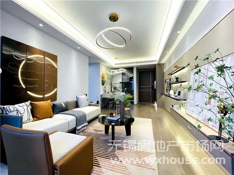 97㎡戶型樣板間客廳