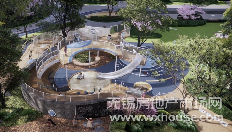 園區內兒童娛樂效果圖