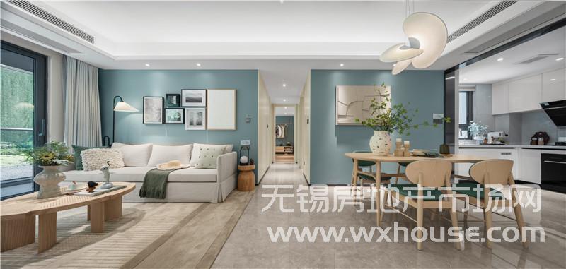 110㎡戶型樣板間客廳
