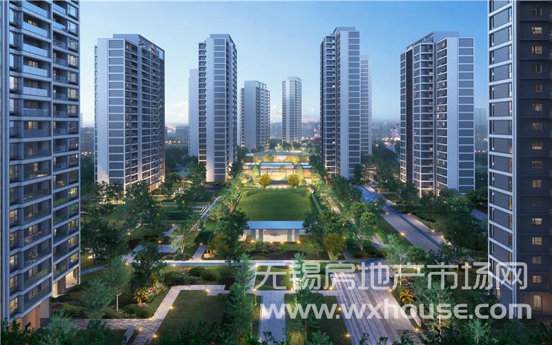 中央景觀半鳥瞰效果圖