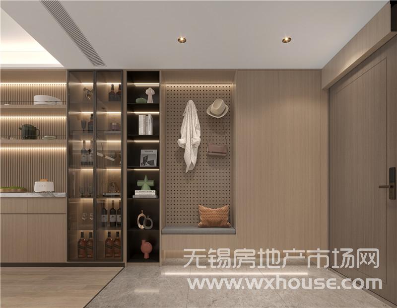 99㎡戶型樣板間玄關