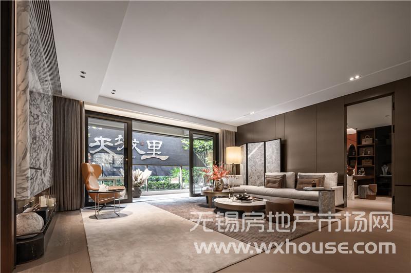 188㎡戶型樣板間客廳