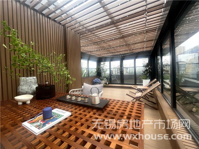180㎡上疊戶型樣板間露臺